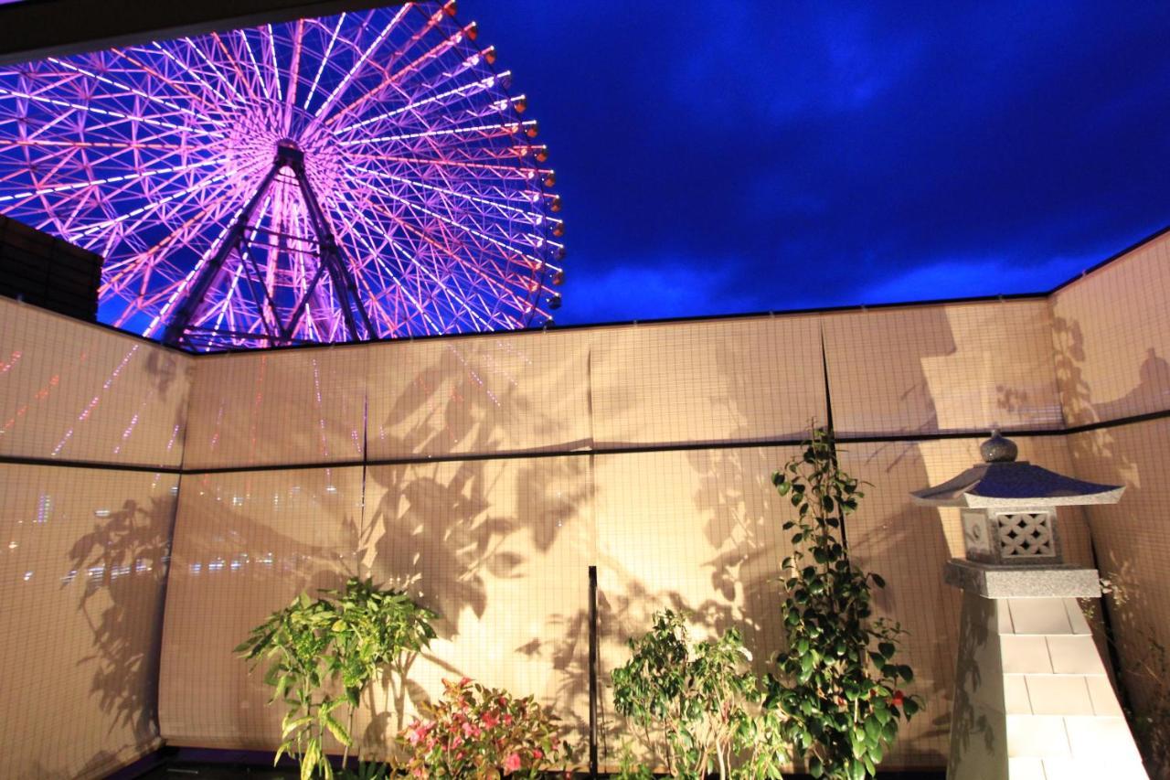 Konjakuso Osaka Tempozan "Ikesu" Projection M Apping Spa Konjakuso Osaka Tempozan "Takadoro" Wheel View Exterior photo